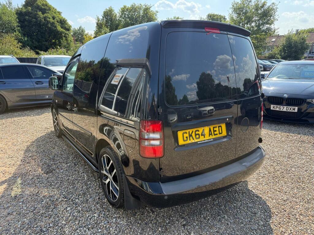 Volkswagen Caddy Panel Van 2.0 Tdi C20 Highline Dsg L1 H1 2014 GK64AED Black #5
