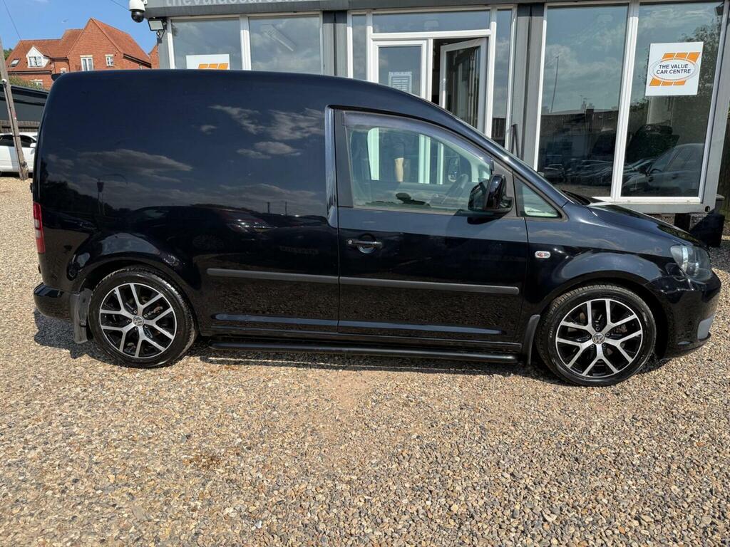 Volkswagen Caddy Panel Van 2.0 Tdi C20 Highline Dsg L1 H1 2014 GK64AED Black #2