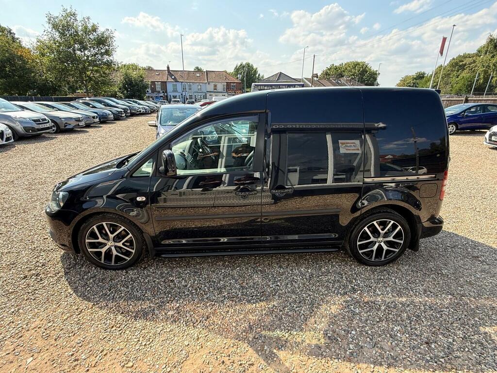 Volkswagen Caddy Panel Van 2.0 Tdi C20 Highline Dsg L1 H1 2014 GK64AED Black #6