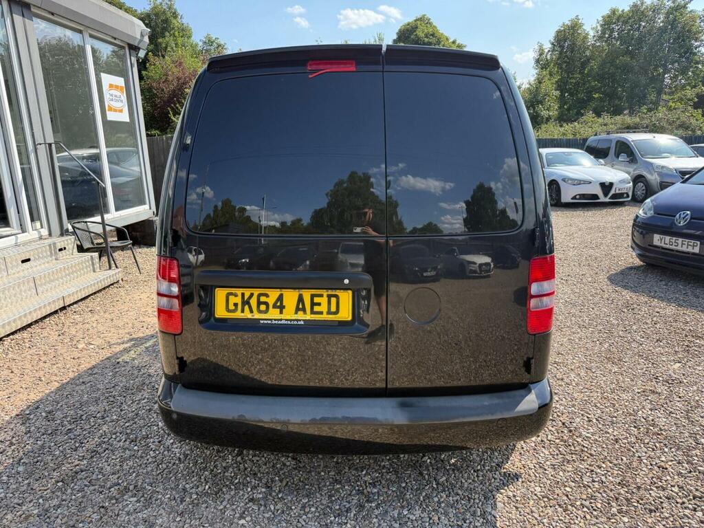 Volkswagen Caddy Panel Van 2.0 Tdi C20 Highline Dsg L1 H1 2014 GK64AED Black #4