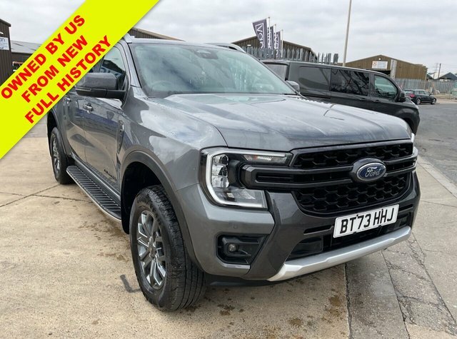 Ford Ranger 2.0 Td Ecoblue Wildtrak Pickup Double Cab Dies BT73HHJ Grey