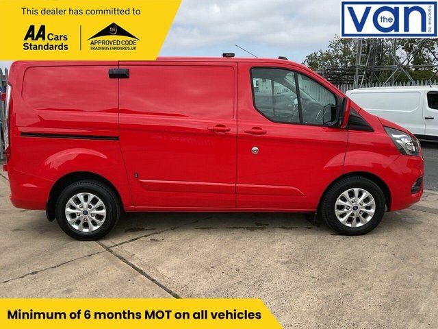 Ford Transit Custom 2.0 340 Ecoblue Limited Panel Van Manua BT69WMD Red #2