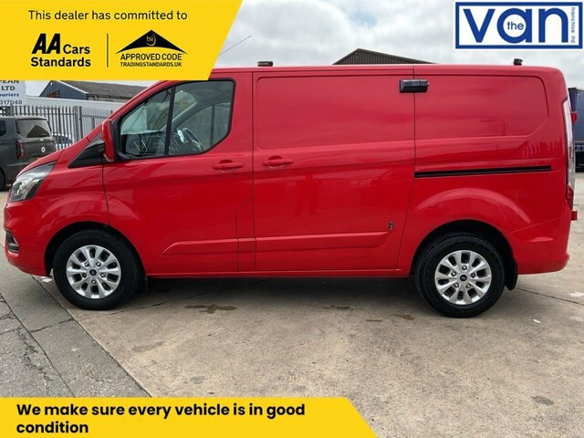 Ford Transit Custom 2.0 340 Ecoblue Limited Panel Van Manua BT69WMD Red #6