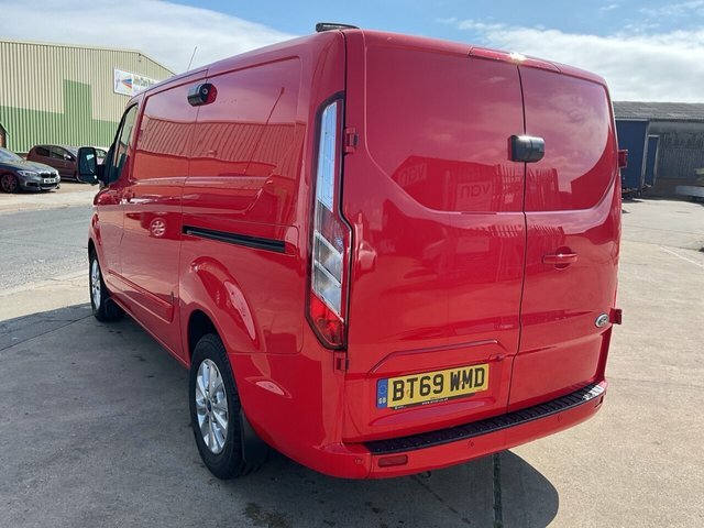 Ford Transit Custom 2.0 340 Ecoblue Limited Panel Van Manua BT69WMD Red #5