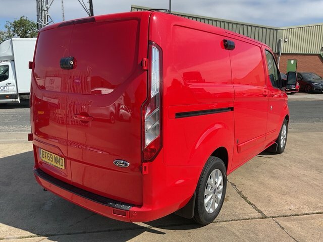 Ford Transit Custom 2.0 340 Ecoblue Limited Panel Van Manua BT69WMD Red #3