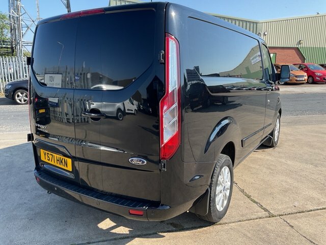 Ford Transit Custom 2.0 280 Ecoblue Limited Panel Van Manua YS71HKN Black #3