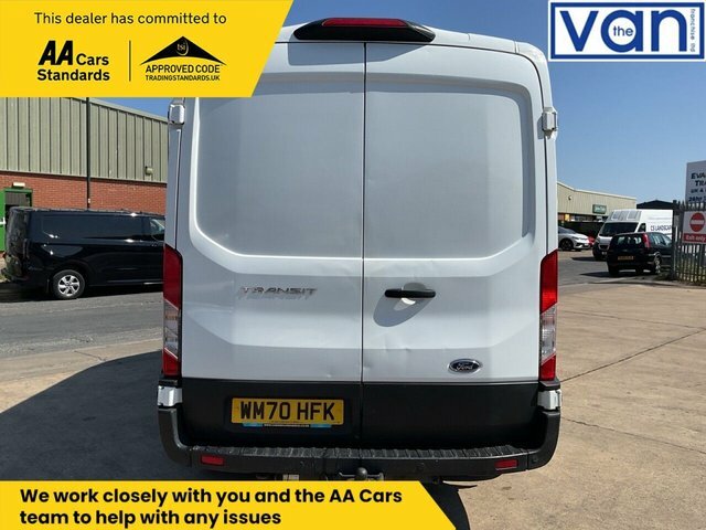 Ford Transit Custom 2.0 350 Ecoblue 6 Seater Crew Van Trend Panel Van WM70HFK White #4