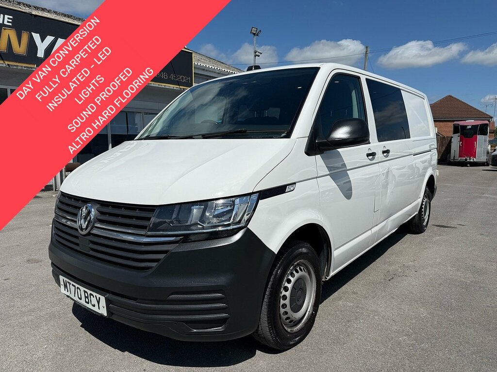 Volkswagen Transporter 2.0 Tdi T30 Lwb Business Air Con Panel Van Die White