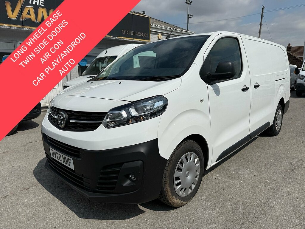 Vauxhall Vivaro 1.6 Turbo D 2300 Sportive Swb Air Con Panel Van White