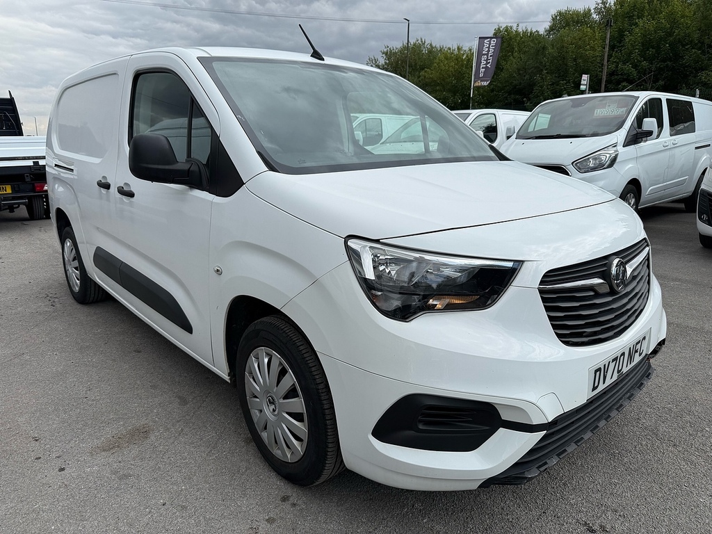 Vauxhall Combo 1.5 Turbo D 2300 Sportive Lwb Twin Side Doors Van White #3