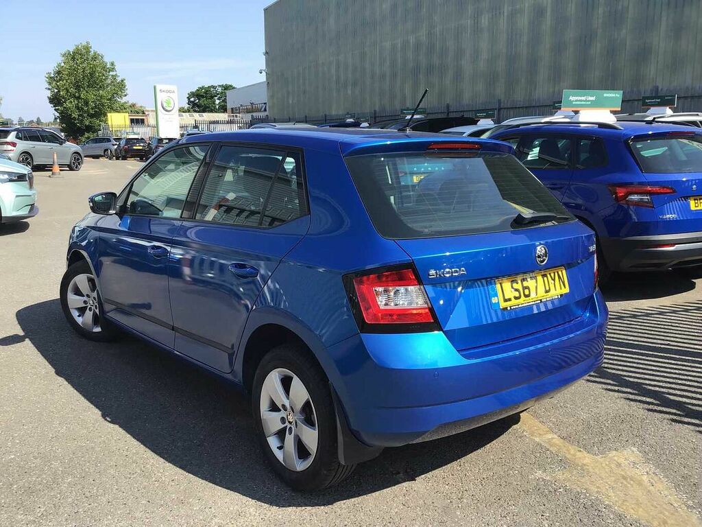 Skoda Fabia 1.0 Tsi 110 Se Dsg Blue #3