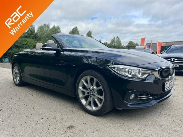 BMW 4 Series 3.0 435D Luxury Convertible Xdrive Black