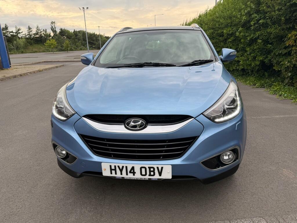 Hyundai Ix35 2.0 Crdi Premium Panorama 4Wd Euro 5 Blue #2