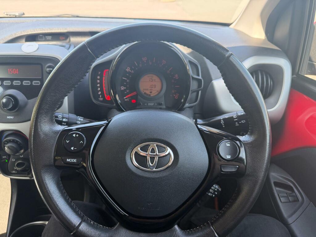 Toyota Aygo Hatchback Red #14