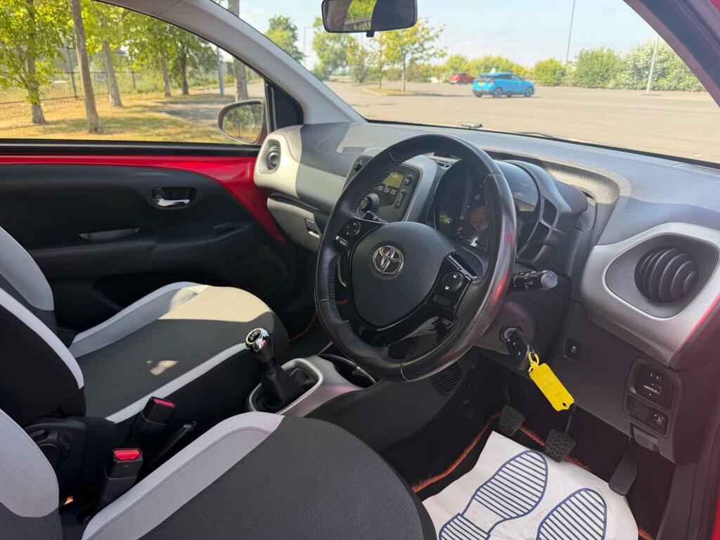 Toyota Aygo Hatchback Red #10