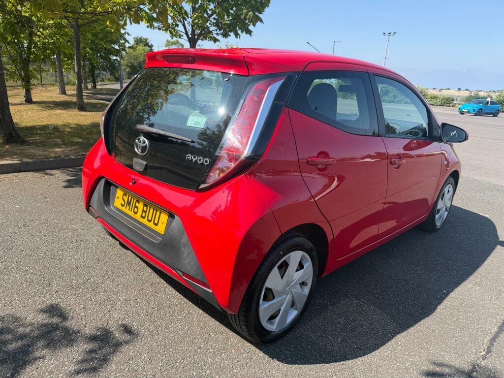 Toyota Aygo Hatchback Red #8