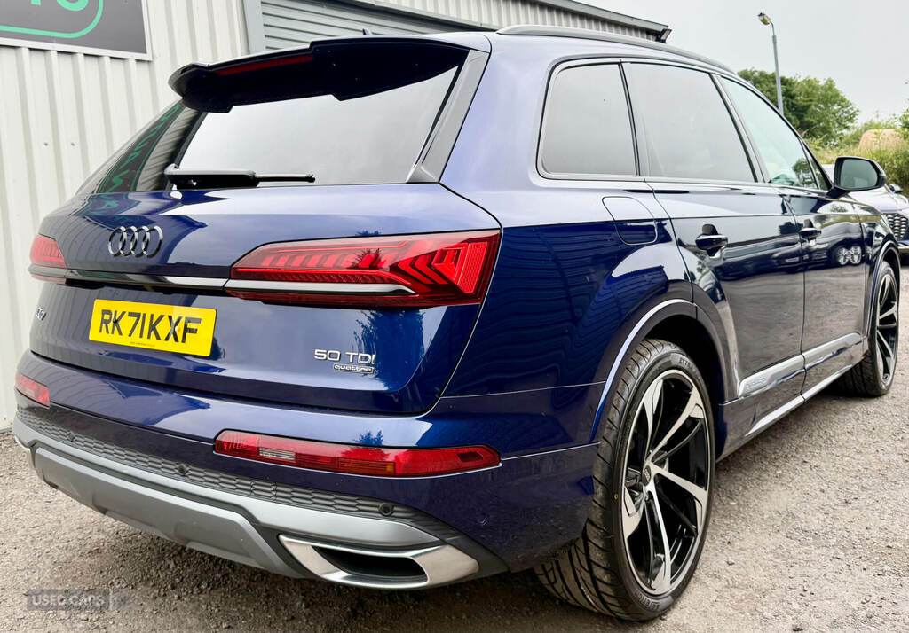 Audi Q7 50 Tdi Quattro S Line Tiptronic RK71KXF Blue #3