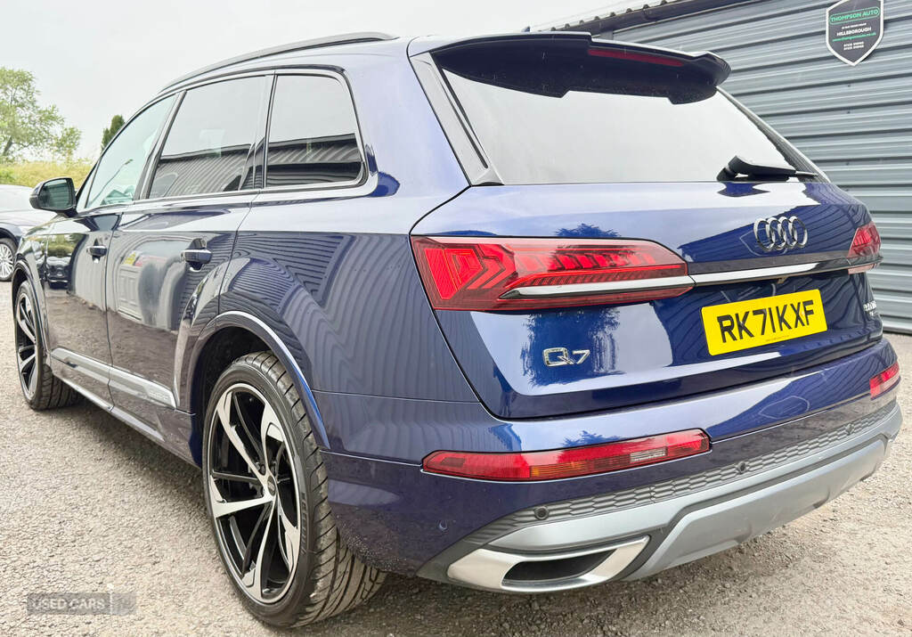 Audi Q7 50 Tdi Quattro S Line Tiptronic RK71KXF Blue #6