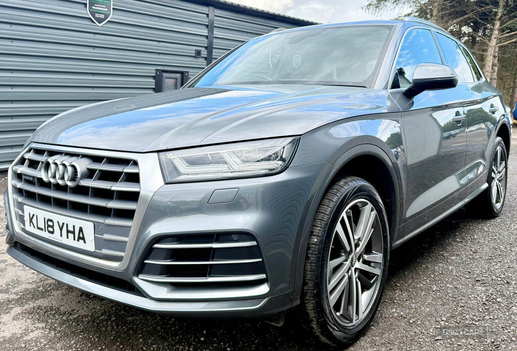 Audi Q5 2.0 Tdi S Line S Tronic Quattro Euro 6 Ss Black #7