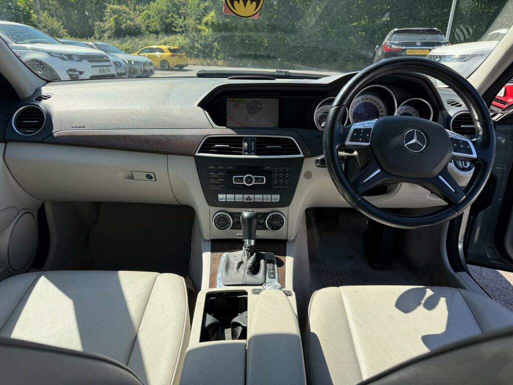 Mercedes-Benz C Class 2.1 Cdi Blueefficiency Sport G-tronic Euro 5 Ss White #16
