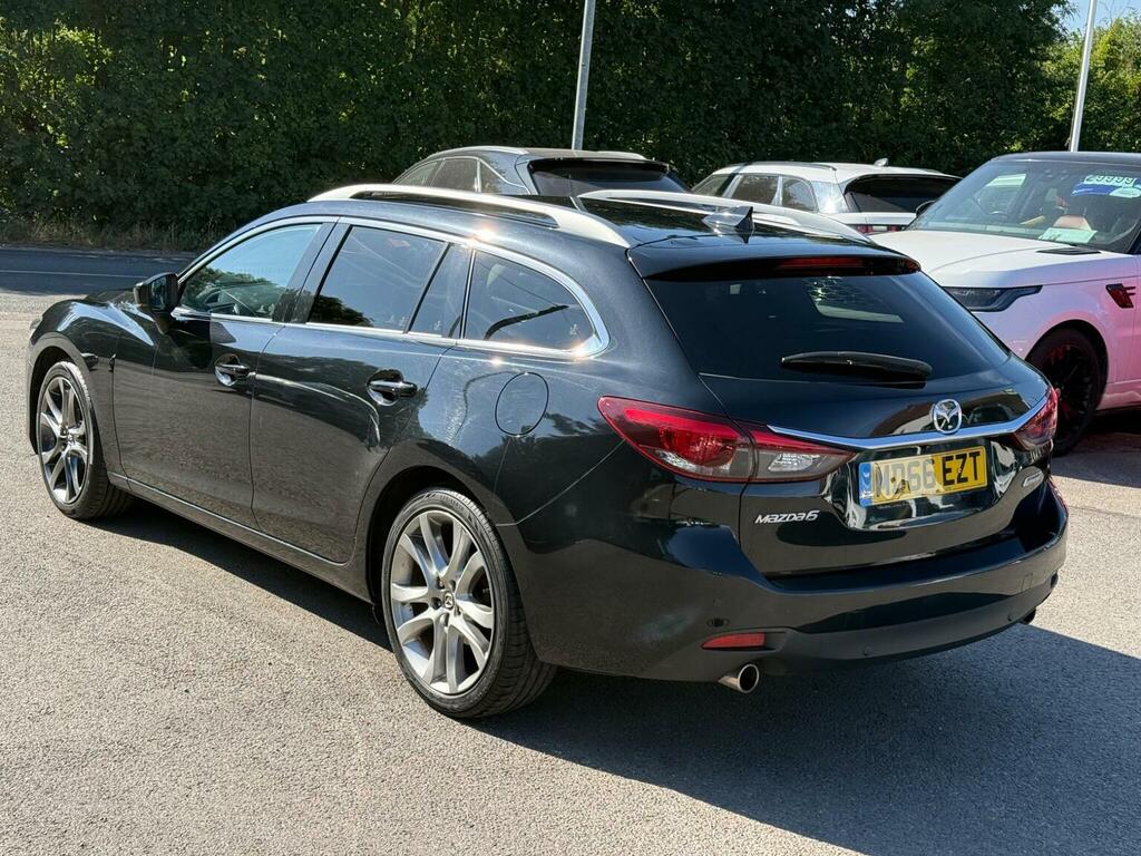 Mazda 6 Estate 2.2 Skyactiv-d Sport Nav Tourer Euro 6 Ss Black #4