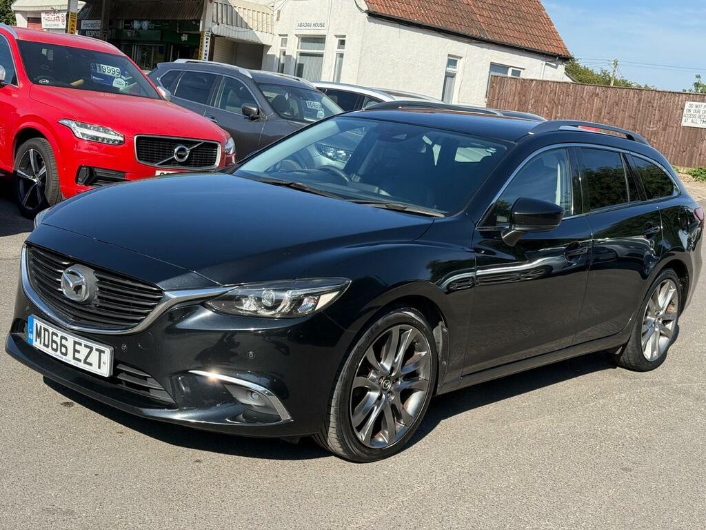 Mazda 6 Estate 2.2 Skyactiv-d Sport Nav Tourer Euro 6 Ss Black #3