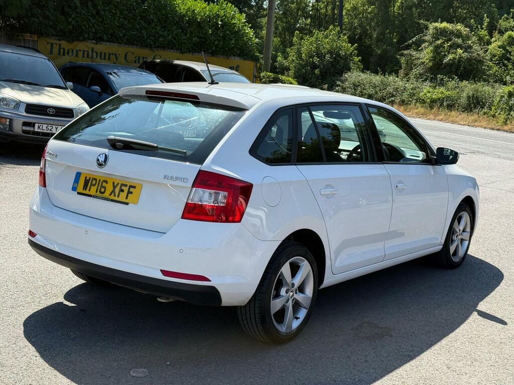 Skoda Rapid Spaceback 1.2 Tsi Se Tech Dsg Euro 6 Ss White #6