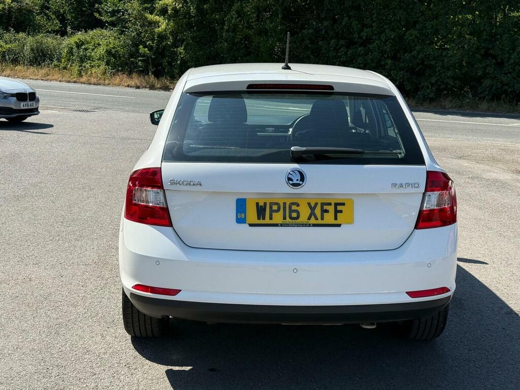 Skoda Rapid Spaceback 1.2 Tsi Se Tech Dsg Euro 6 Ss White #5