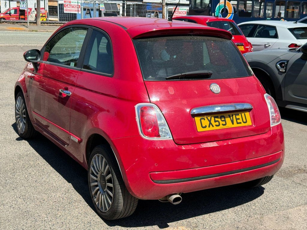 Fiat 500 2009 1.2 Lounge Hatchback Euro 5 Blue #5