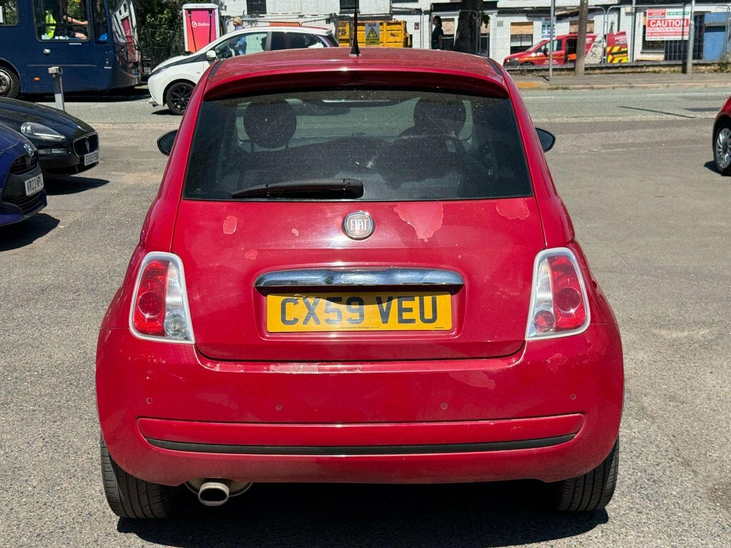 Fiat 500 2009 1.2 Lounge Hatchback Euro 5 Blue #4