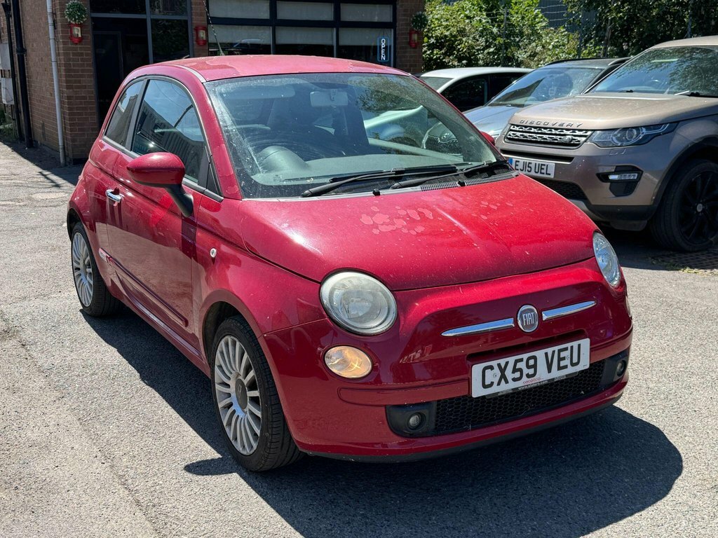 Fiat 500 2009 1.2 Lounge Hatchback Euro 5 Blue #1