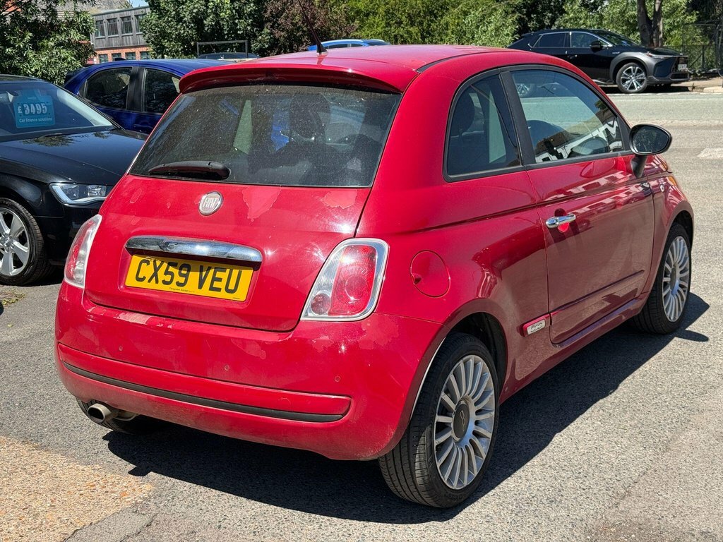 Fiat 500 2009 1.2 Lounge Hatchback Euro 5 Blue #3