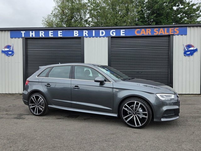 Audi A3 1.6 Tdi S Line Sportback Euro 6 Grey