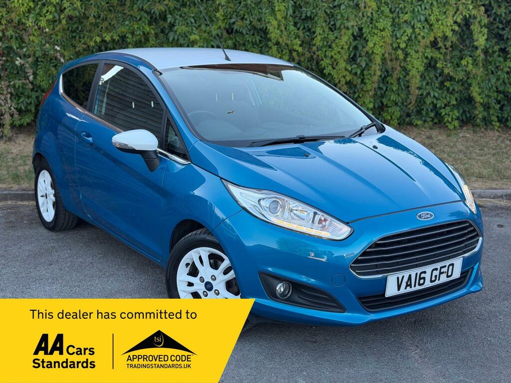 Ford Fiesta 1.0T Ecoboost Zetec Blue Edition Euro 6 Ss Blue