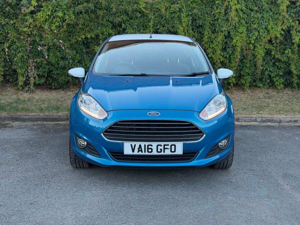 Ford Fiesta 1.0T Ecoboost Zetec Blue Edition Euro 6 Ss VA16GFO Blue #2