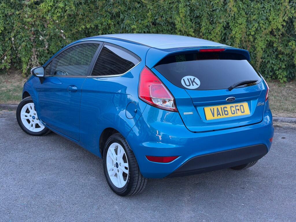 Ford Fiesta 1.0T Ecoboost Zetec Blue Edition Euro 6 Ss VA16GFO Blue #5
