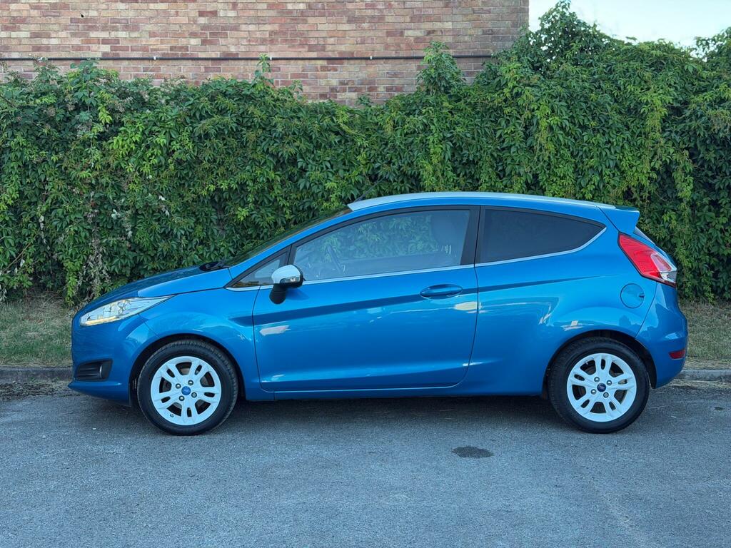 Ford Fiesta 1.0T Ecoboost Zetec Blue Edition Euro 6 Ss VA16GFO Blue #4