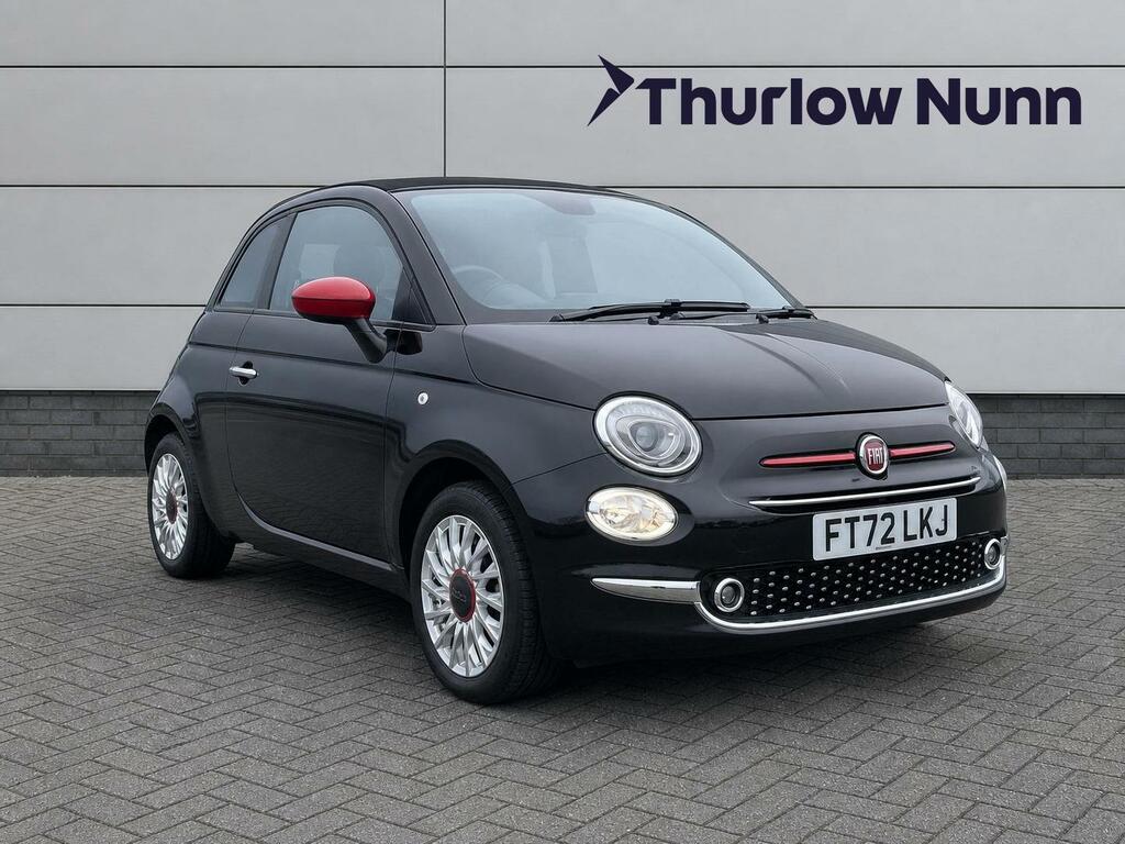 Fiat 500C Red 1.0 Startstop 70Bhp Black