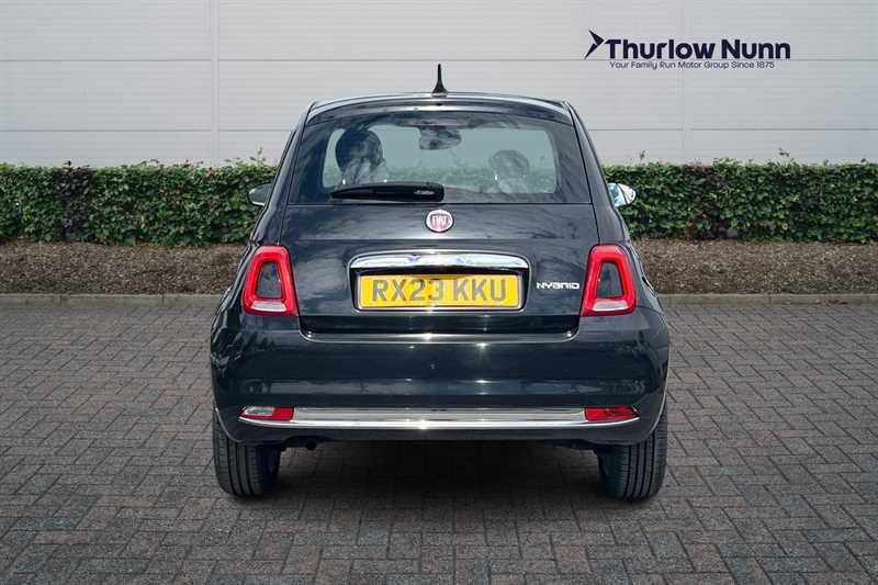 Fiat 500 1.0 Mhev Hatchback Euro 6 Ss RX23KKU Black #4