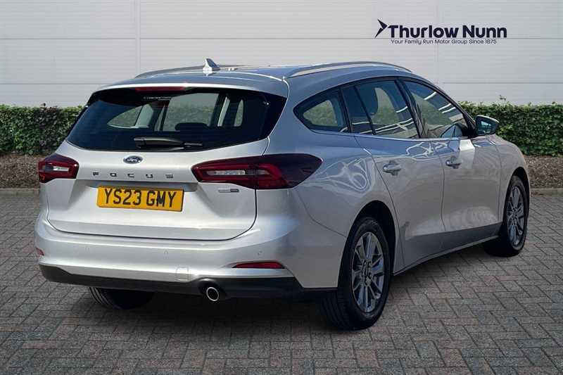 Ford Focus 1.0T Ecoboost Mhev Titanium Estate Hybr YS23GMY Silver #4