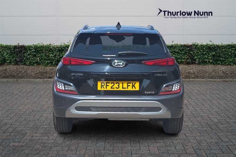 Hyundai Kona 1.6 H-gdi Ultimate Suv Hybrid Dct Euro RF23LFK Black #4