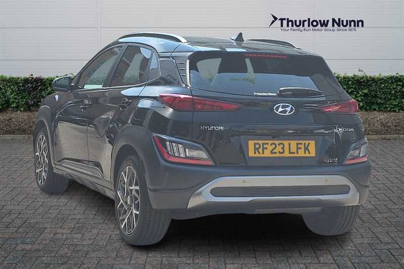 Hyundai Kona 1.6 H-gdi Ultimate Suv Hybrid Dct Euro RF23LFK Black #5