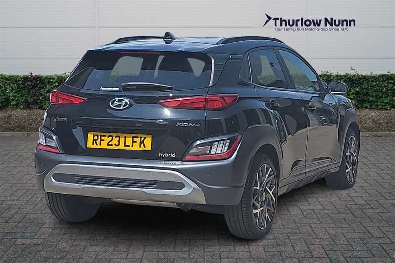 Hyundai Kona 1.6 H-gdi Ultimate Suv Hybrid Dct Euro RF23LFK Black #3