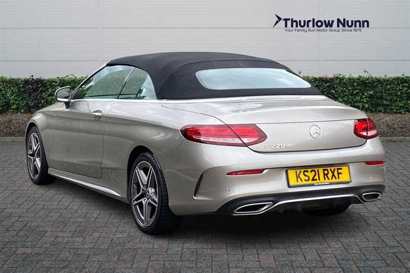 Mercedes-Benz C Class 2.0 C220d Amg Line Edition Cabriolet G- KS21RXF Silver #5