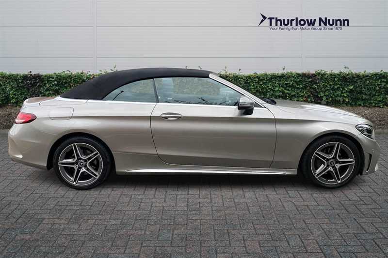 Mercedes-Benz C Class 2.0 C220d Amg Line Edition Cabriolet G- KS21RXF Silver #2