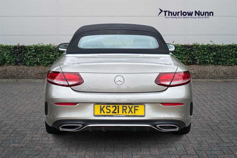 Mercedes-Benz C Class 2.0 C220d Amg Line Edition Cabriolet G- KS21RXF Silver #4