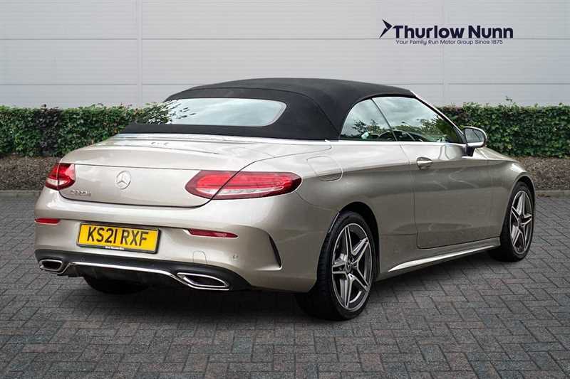 Mercedes-Benz C Class 2.0 C220d Amg Line Edition Cabriolet G- KS21RXF Silver #3