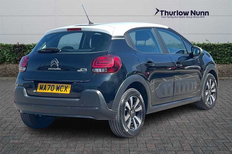 Citroen C3 1.2 Puretech Origins Hatchback E MA70WCX Black #3