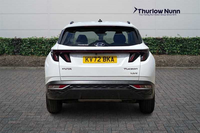 Hyundai Tucson 1.6 H T-gdi Se Connect Suv Hybrid KV72BKA White #4