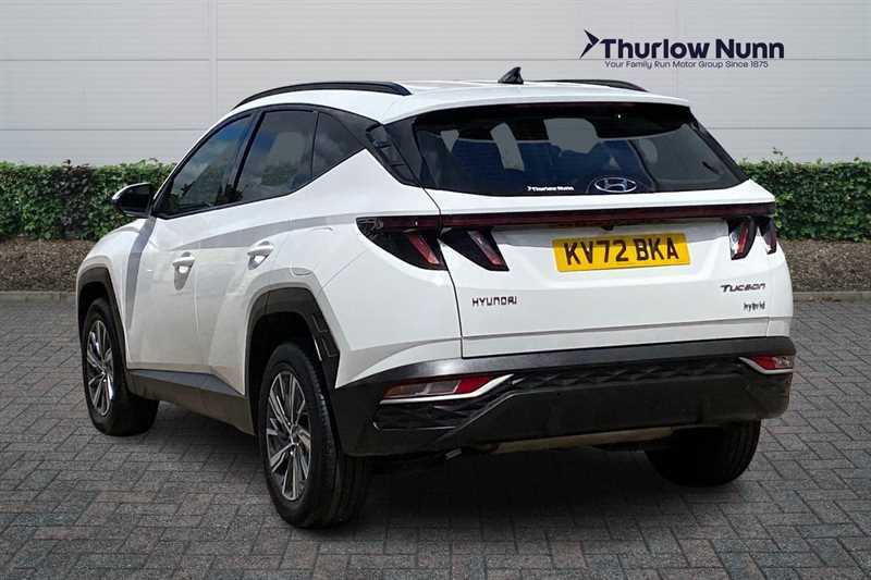 Hyundai Tucson 1.6 H T-gdi Se Connect Suv Hybrid KV72BKA White #5